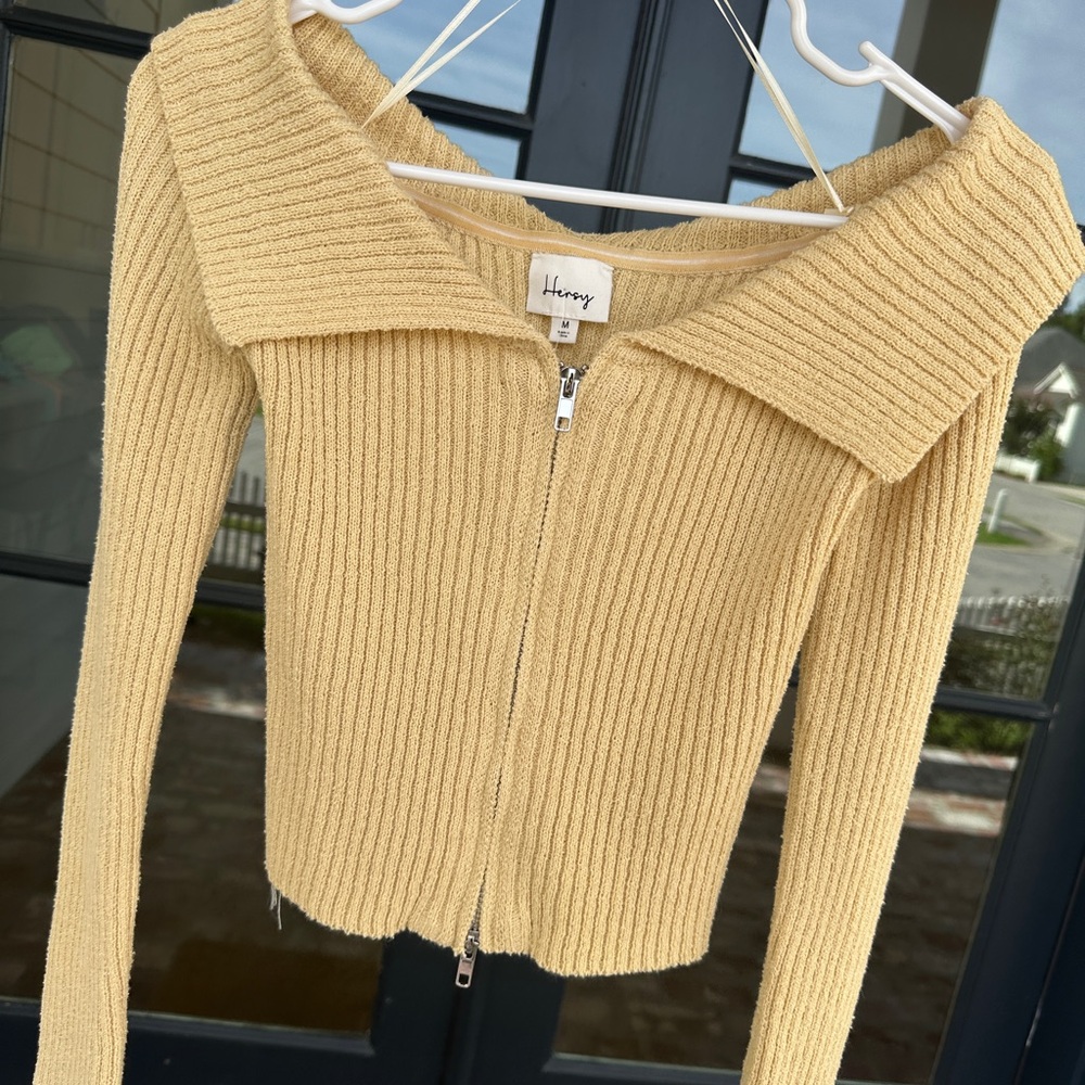 Women's Butter Yellow Sweater